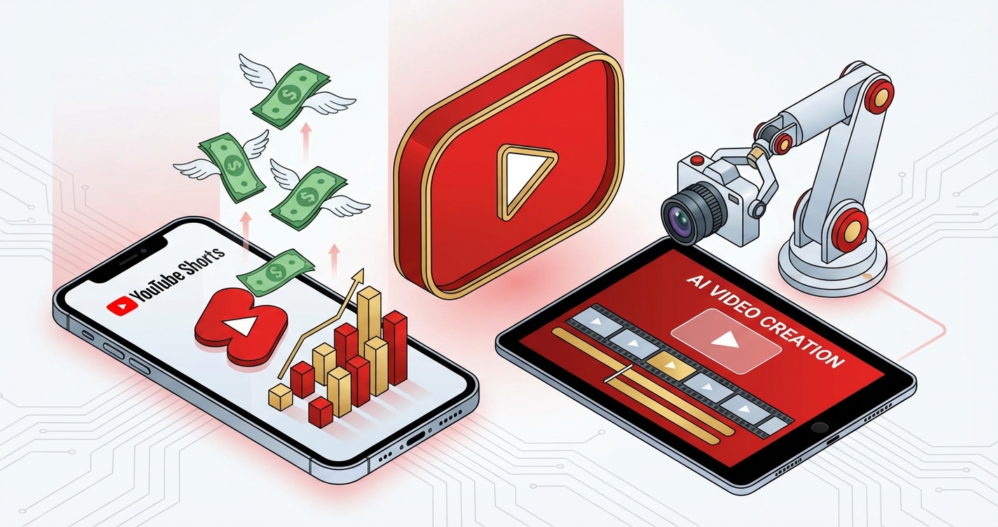 YouTube Shorts automation income