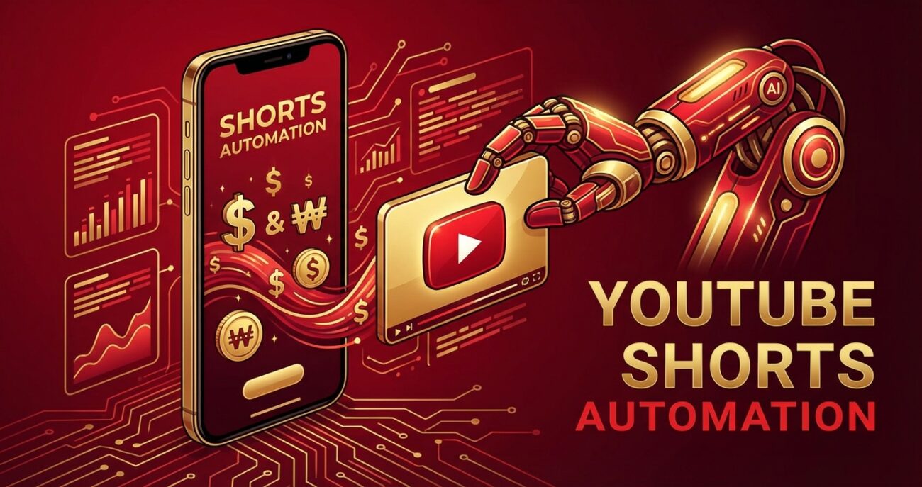 유튜브 숏츠 자동화 수익 달러